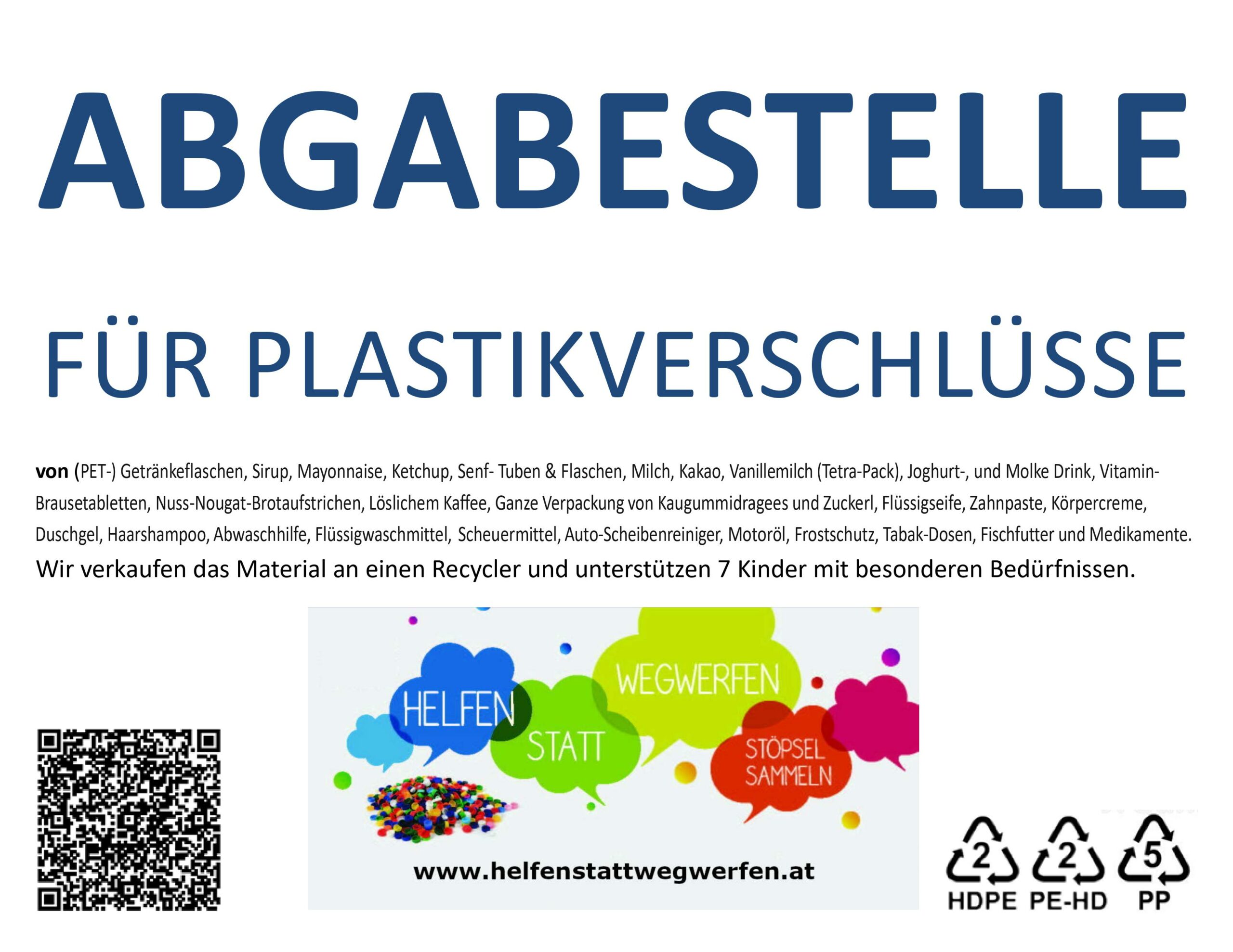 Helfen statt Wegwerfen!