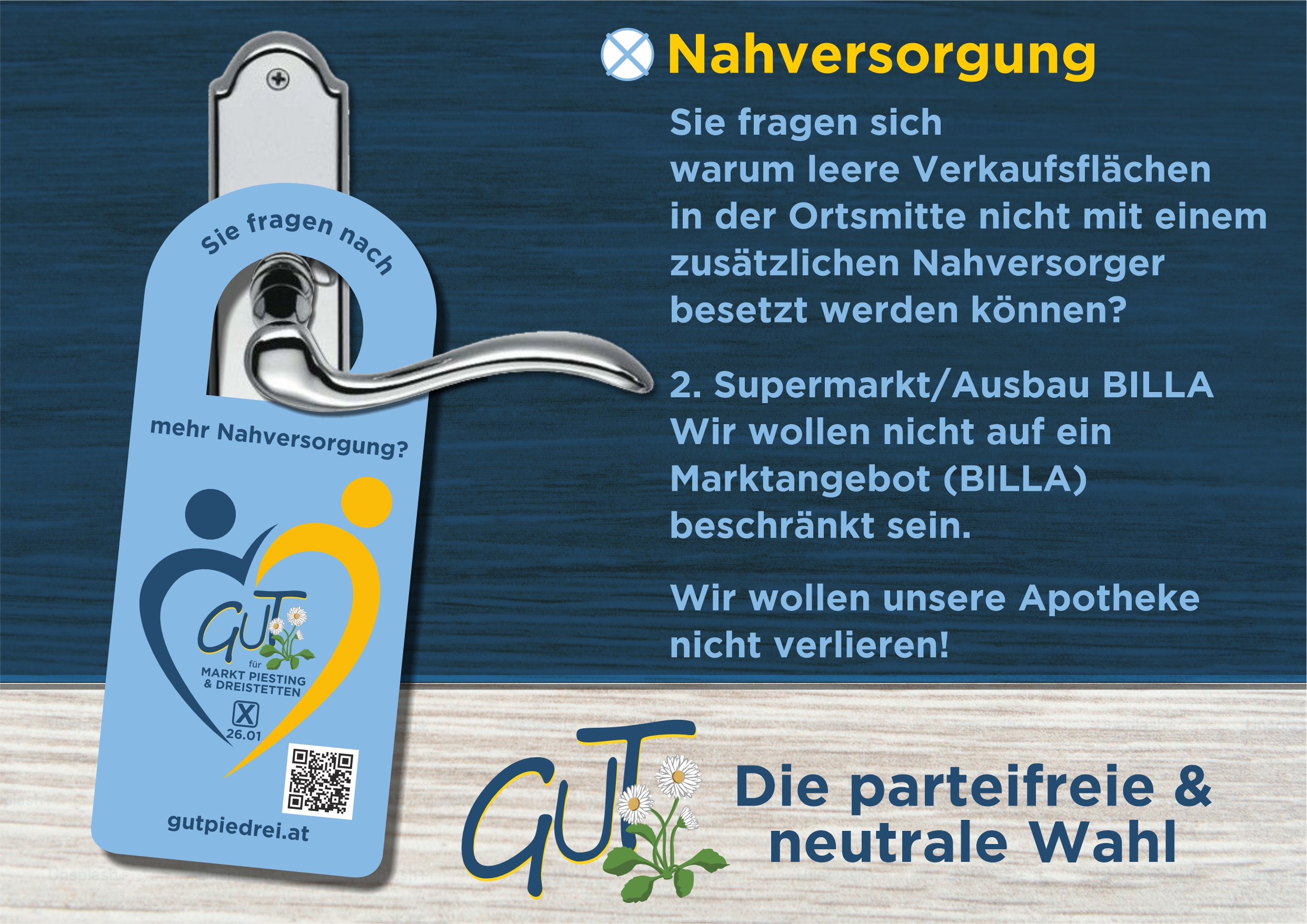 Ihre Stimme zählt für unsere Nahversorgung!